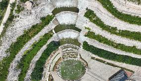 CHINA-LIAONING-BEIPIAO-QUARRY-TRANSFORMED MOUNTAIN PARK (CN)