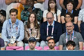 Paris 2024 - Monaco’s Princely Family Watches Tennis Table