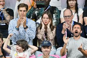 Paris 2024 - Monaco’s Princely Family Watches Tennis Table