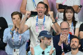 Paris 2024 - Monaco’s Princely Family Watches Tennis Table