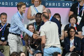 Paris 2024 - Monaco’s Princely Family Watches Tennis Table