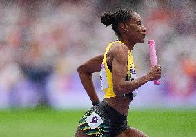 (PARIS2024) FRANCE-PARIS-OLY-ATHLETICS-4X400M RELAY-WOMEN