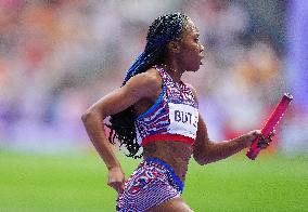 (PARIS2024) FRANCE-PARIS-OLY-ATHLETICS-4X400M RELAY-WOMEN