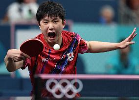 (PARIS2024)FRANCE-PARIS-OLY-TABLE TENNIS