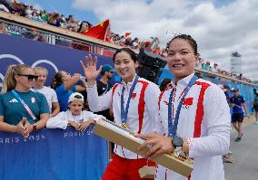 (PARIS2024) FRANCE-VAIRES-SUR-MARNE-OLY-CANOE SPRINT