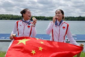 (PARIS2024) FRANCE-VAIRES-SUR-MARNE-OLY-CANOE SPRINT