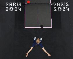 Paris 2024 - Table Tennis - Men's Team Bronze Medal Match