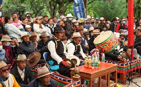 CHINA-XIZANG-SHOTON FESTIVAL-TIBETAN OPERA (CN)