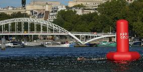 (PARIS2024)FRANCE-PARIS-OLY-MARATHON SWIMMING