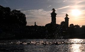 (PARIS2024)FRANCE-PARIS-OLY-MARATHON SWIMMING