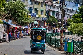 Daily Life Along Mall Road In Nainital