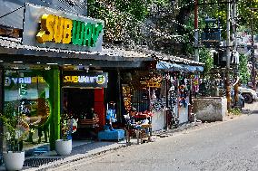 Daily Life Along Mall Road In Nainital