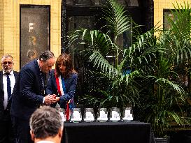 Commemoration of Rue des Rosiers Attack in Paris' Jewish Quarter