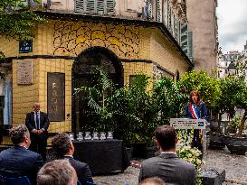 Commemoration of Rue des Rosiers Attack in Paris' Jewish Quarter