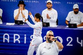 Paris 2024 - Breaking - India Sardjoe Competing