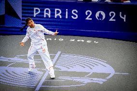 Paris 2024 - Breaking - India Sardjoe Competing