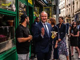 Commemoration of Rue des Rosiers Attack in Paris' Jewish Quarter