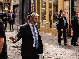 Commemoration of Rue des Rosiers Attack in Paris' Jewish Quarter