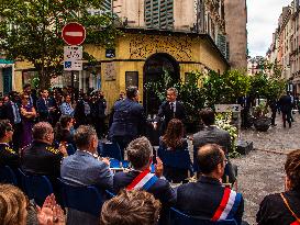 Commemoration of Rue des Rosiers Attack in Paris' Jewish Quarter