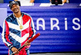 Paris 2024 - Snoop Dogg Opens Breaking Event