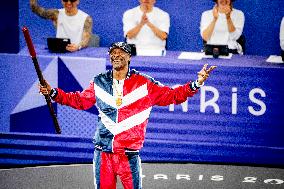 Paris 2024 - Snoop Dogg Opens Breaking Event