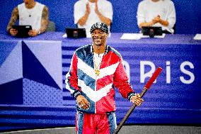 Paris 2024 - Snoop Dogg Opens Breaking Event