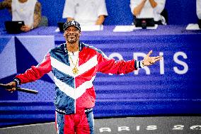 Paris 2024 - Snoop Dogg Opens Breaking Event