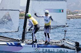 Paris 2024 - Sailing - Tita Ruggero And Banti Caterina Wins Gold