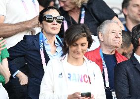 Paris 2024 - Michelle Yeoh At France v Spain Final