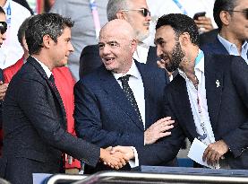 Paris 2024 - Politicians At France v Spain Final