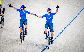 Paris 2024 - Track Cycling - Team Italy Wins Gold