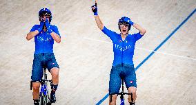 Paris 2024 - Track Cycling - Team Italy Wins Gold