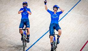 Paris 2024 - Track Cycling - Team Italy Wins Gold