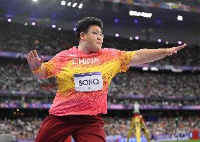 (PARIS2024) FRANCE-PARIS-OLY-ATHLETICS-SHOT PUT-WOMEN