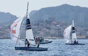 Paris 2024 - Sailing - Lara Vadlau and Lukas Maehr Win Gold