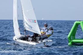 Paris 2024 - Sailing - Lara Vadlau and Lukas Maehr Win Gold