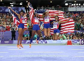 (PARIS2024) FRANCE-PARIS-OLY-ATHLETICS-4X100M RELAY-WOMEN