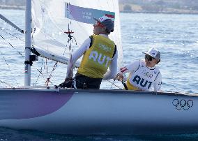 Paris 2024 - Sailing - Lara Vadlau and Lukas Maehr Win Gold