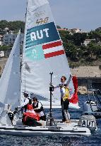 Paris 2024 - Sailing - Lara Vadlau and Lukas Maehr Win Gold