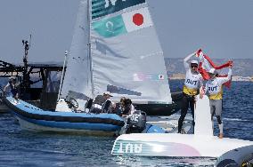 Paris 2024 - Sailing - Lara Vadlau and Lukas Maehr Win Gold