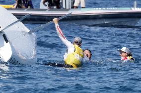 Paris 2024 - Sailing - Lara Vadlau and Lukas Maehr Win Gold