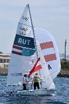 Paris 2024 - Sailing - Lara Vadlau and Lukas Maehr Win Gold