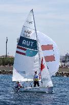 Paris 2024 - Sailing - Lara Vadlau and Lukas Maehr Win Gold