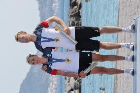 Paris 2024 - Sailing - Lara Vadlau and Lukas Maehr Win Gold