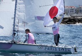 Paris 2024 - Sailing - Keiju Okada And Miho Yoshioka Win Silver