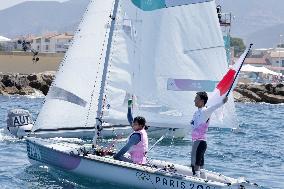 Paris 2024 - Sailing - Keiju Okada And Miho Yoshioka Win Silver