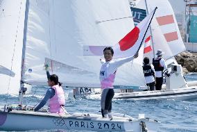 Paris 2024 - Sailing - Keiju Okada And Miho Yoshioka Win Silver