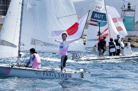 Paris 2024 - Sailing - Keiju Okada And Miho Yoshioka Win Silver