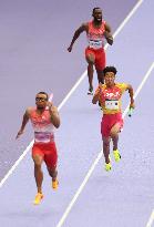 (PARIS2024) FRANCE-PARIS-OLY-ATHLETICS-4X100M RELAY-MEN