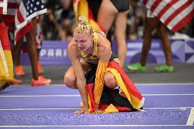 (PARIS2024) FRANCE-PARIS-OLY-ATHLETICS-4X100M RELAY-WOMEN